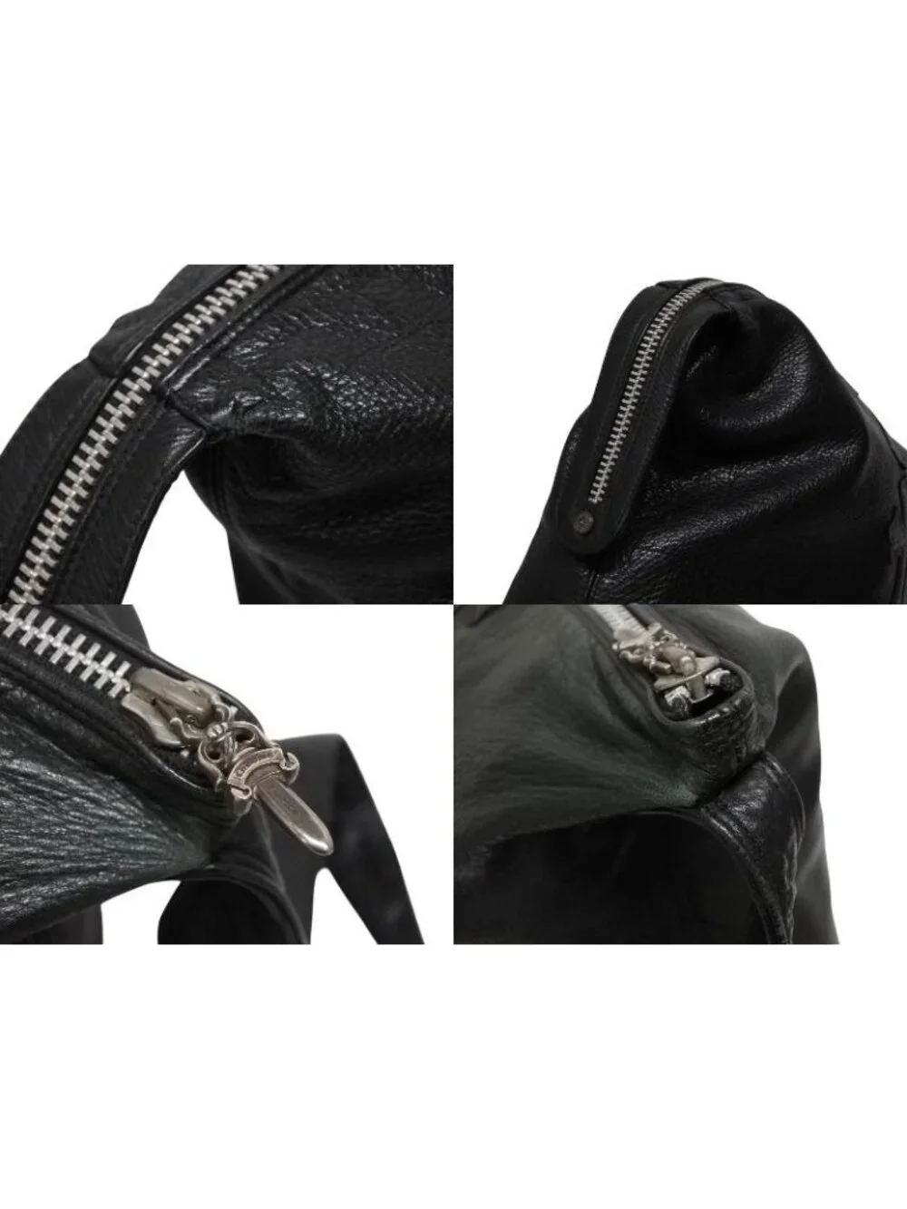 Chrome Hearts Lelo SM Shoulder Bag Cross Patch Cemetery 925 Sterling Silver